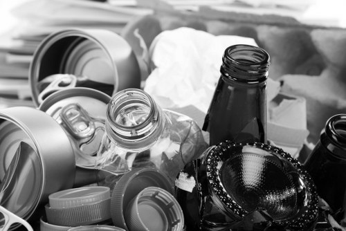 Professionals handling furniture disposal