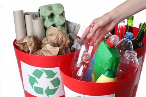 Different types of business waste categories.