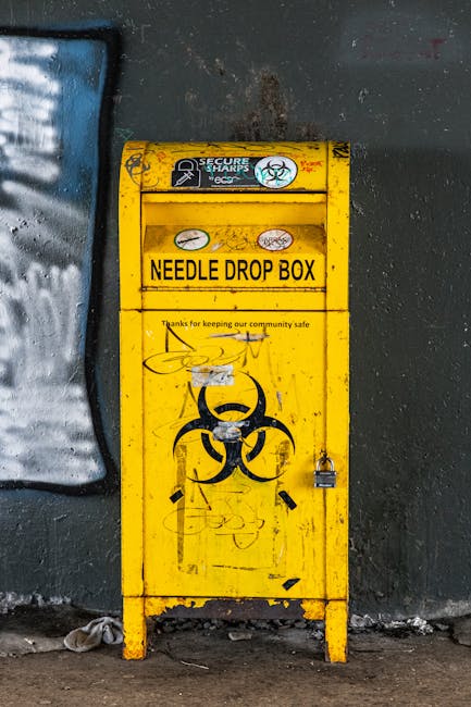 A close-up of a metal drum filled with tightly packed cardboard packaging, some of which is charred and blackened, with flames rising and flickering above the materials. The cardboard appears to be co